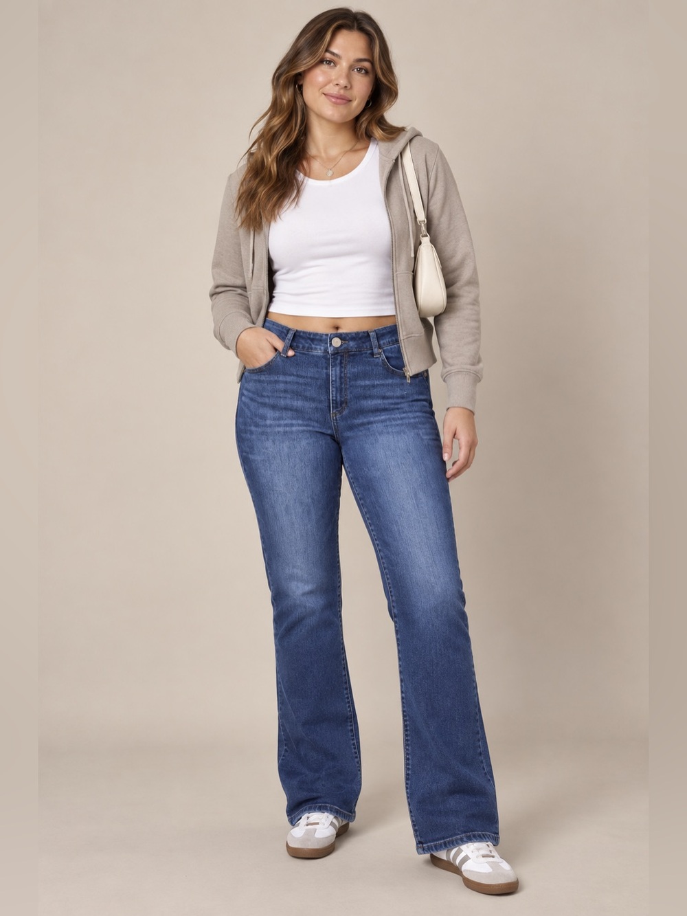 Democracy Ab Solution Women’s Size 12 Blue Stretch Bootcut Jeans